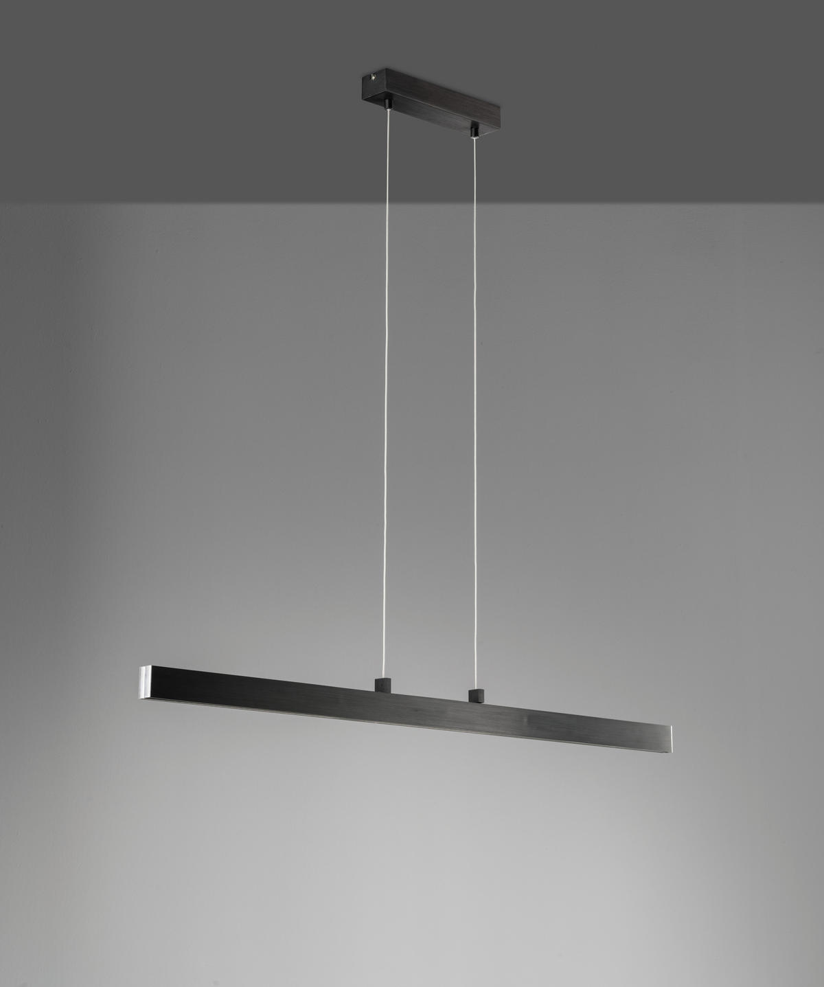 LED-HÄNGELEUCHTE 110-140/6/140 cm    - Anthrazit, Design, Metall (110-140/6/140cm) - Fischer & Honsel