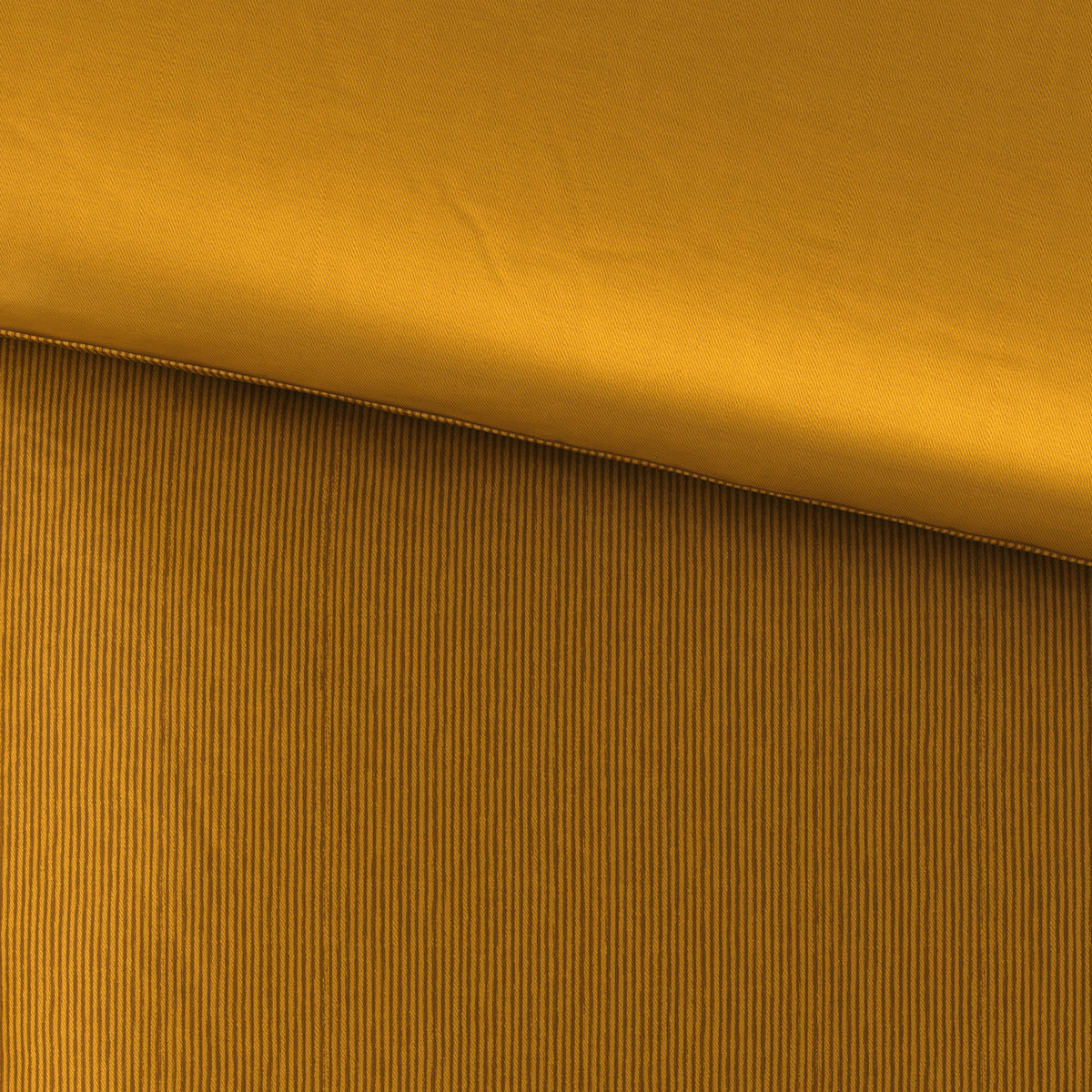 WENDEBETTWÄSCHE Satin 135/200 cm  - Goldfarben, Basics, Textil (135/200cm) - Bio:Vio