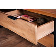ECKSCHREIBTISCH 147/120/76 cm  in Anthrazit, Eichefarben  - Eichefarben/Anthrazit, MODERN, Holzwerkstoff/Metall (147/120/76cm) - Novel