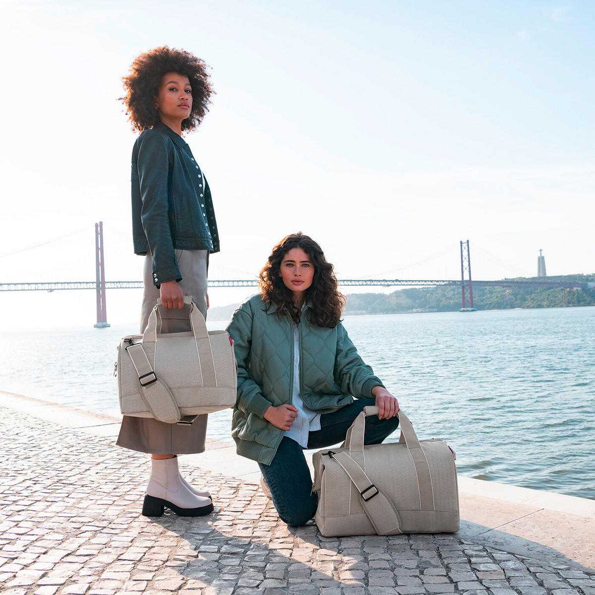 REISETASCHE Beige  - Beige, Basics, Kunststoff (48/39,5/29cm) - Reisenthel