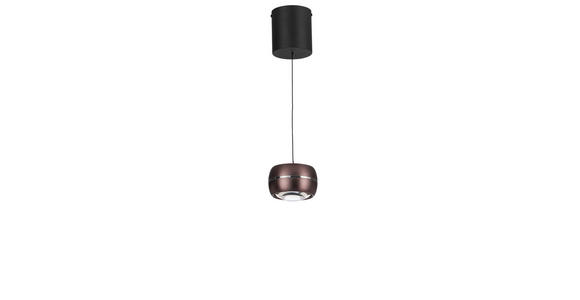 LED-HÄNGELEUCHTE  12/180 cm    - Braun, Basics, Glas/Metall (12/180cm) - Dieter Knoll
