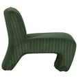 SESSEL in Cord Dunkelgrün  - Dunkelgrün/Schwarz, KONVENTIONELL, Kunststoff/Textil (68/72/89cm) - Carryhome