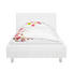 POLSTERBETT 120/200 cm in Weiß - Alufarben/Weiß, Design, Kunststoff/Textil (120/200cm) - Carryhome POLSTERBETT 120/200 cm in Weiß - Alufarben/Weiß, Design, Kunststoff/Textil (120/200cm) - Carryhome