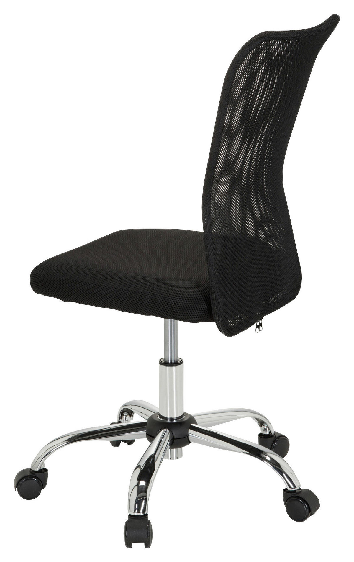 OTOČNÁ ŽIDLE PRO MLÁDEŽ, černá - černá, Basics, plast (54/88-98/54cm) - MID.YOU