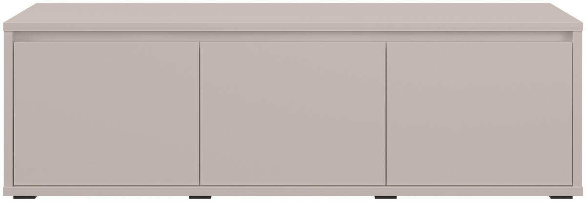 GARDEROBENBANK Liv  in 145,1/50,1/33,8 cm  - Kaschmir/Schwarz, KONVENTIONELL (145,1/50,1/33,8cm) - Xora