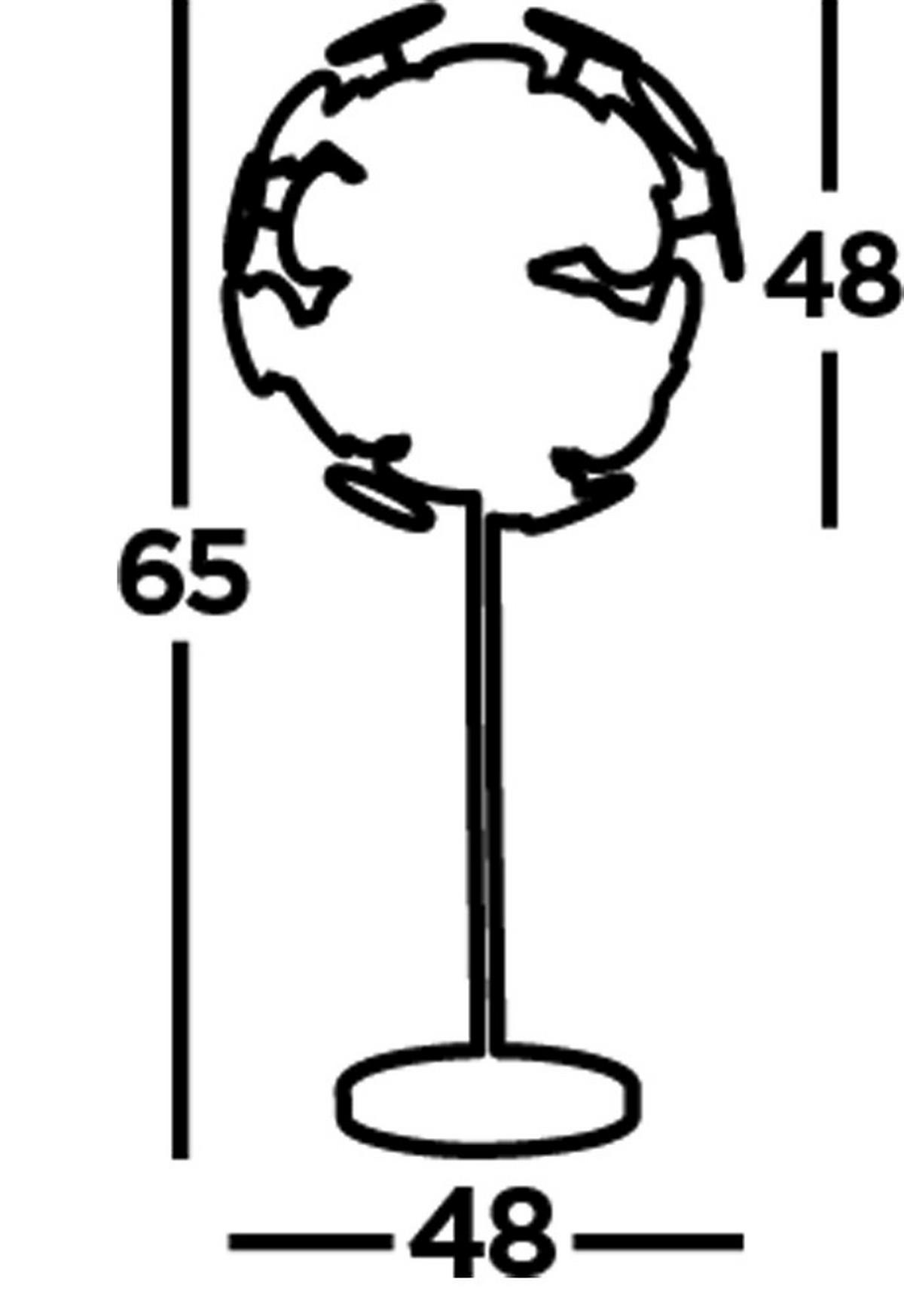 NAMIZNA SVETILKA  Discus      48/65 cm       - zlate barve/črna, Design, kovina/umetna masa (48/65cm)