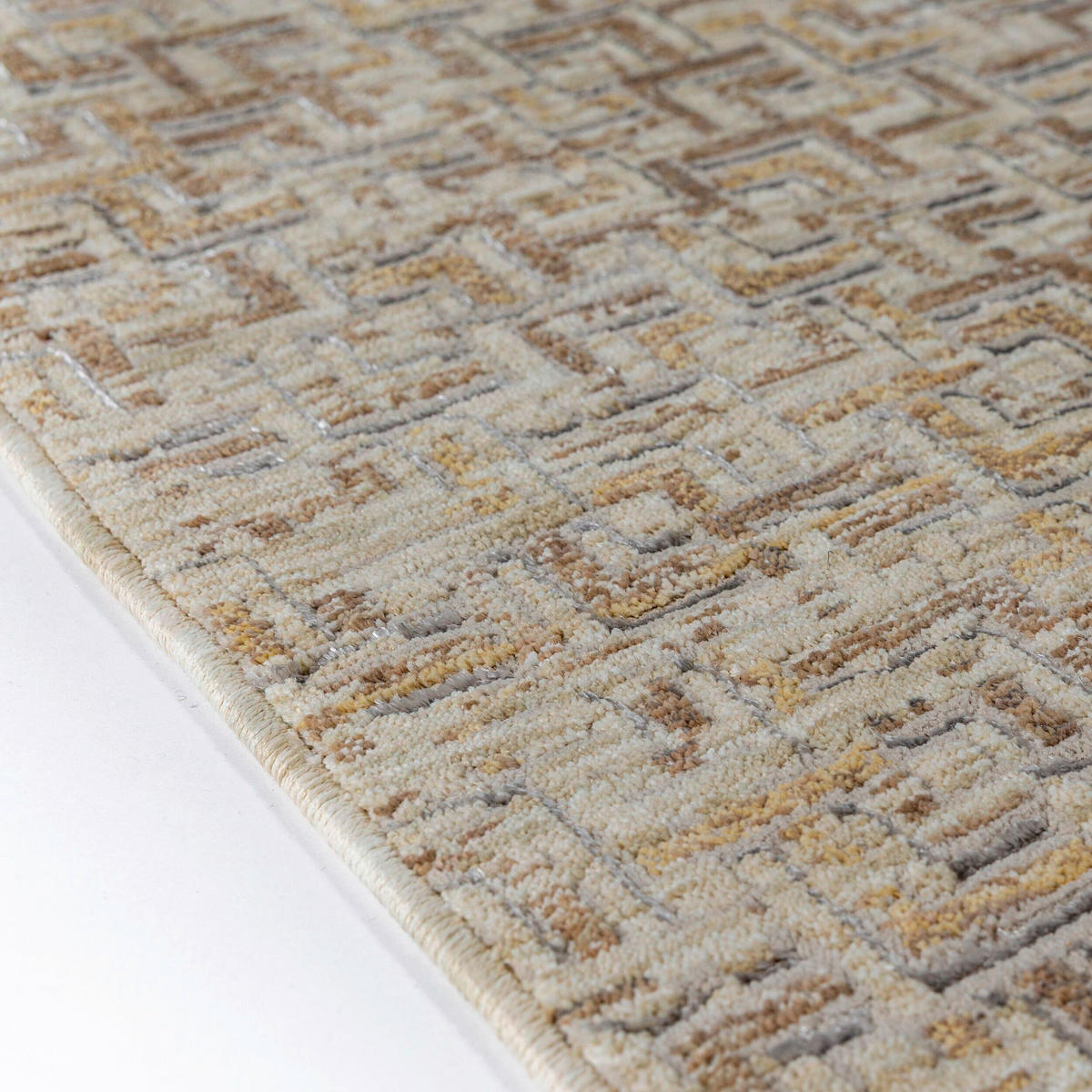 WEBTEPPICH  Wohnzimmer 160/230 cm Kado Beige rechteckig  - Beige, Basics, Kunststoff/Textil (160/230cm) - Flair Rugs