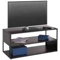 TV-ELEMENT - Schwarz, Trend, Kunststoff/Metall (101,6/45,7/43,2cm) - Carryhome