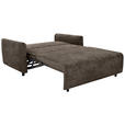 SCHLAFSOFA Chenille Dunkelbraun  - Dunkelbraun/Schwarz, KONVENTIONELL, Kunststoff/Textil (161/90/108cm) - Carryhome