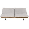 SCHLAFSOFA  in Grau  - Schwarz/Grau, Design, Holz/Textil (204/92/90cm) - Dieter Knoll
