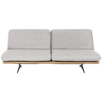SCHLAFSOFA  in Grau  - Schwarz/Grau, Design, Holz/Textil (204/92/90cm) - Dieter Knoll