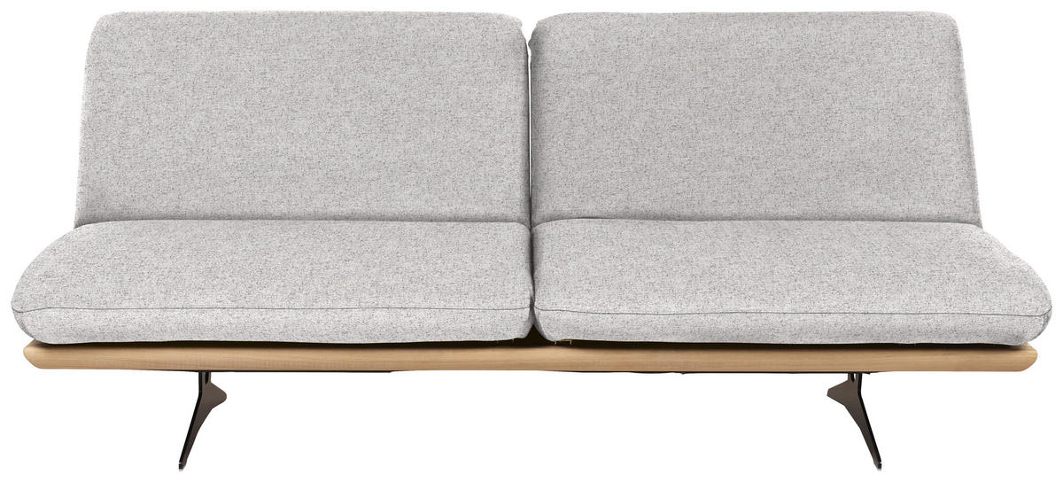 SCHLAFSOFA  in Grau  - Schwarz/Grau, Design, Holz/Textil (204/92/90cm) - Dieter Knoll