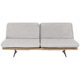 SCHLAFSOFA  in Grau  - Schwarz/Grau, Design, Holz/Textil (204/92/90cm) - Dieter Knoll