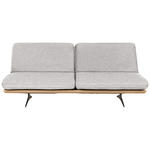 SCHLAFSOFA  in Grau  - Schwarz/Grau, Design, Holz/Textil (204/92/90cm) - Dieter Knoll