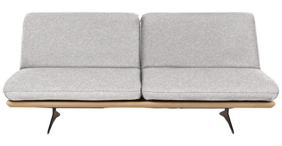 SCHLAFSOFA  in Grau  - Schwarz/Grau, Design, Holz/Textil (204/92/90cm) - Dieter Knoll