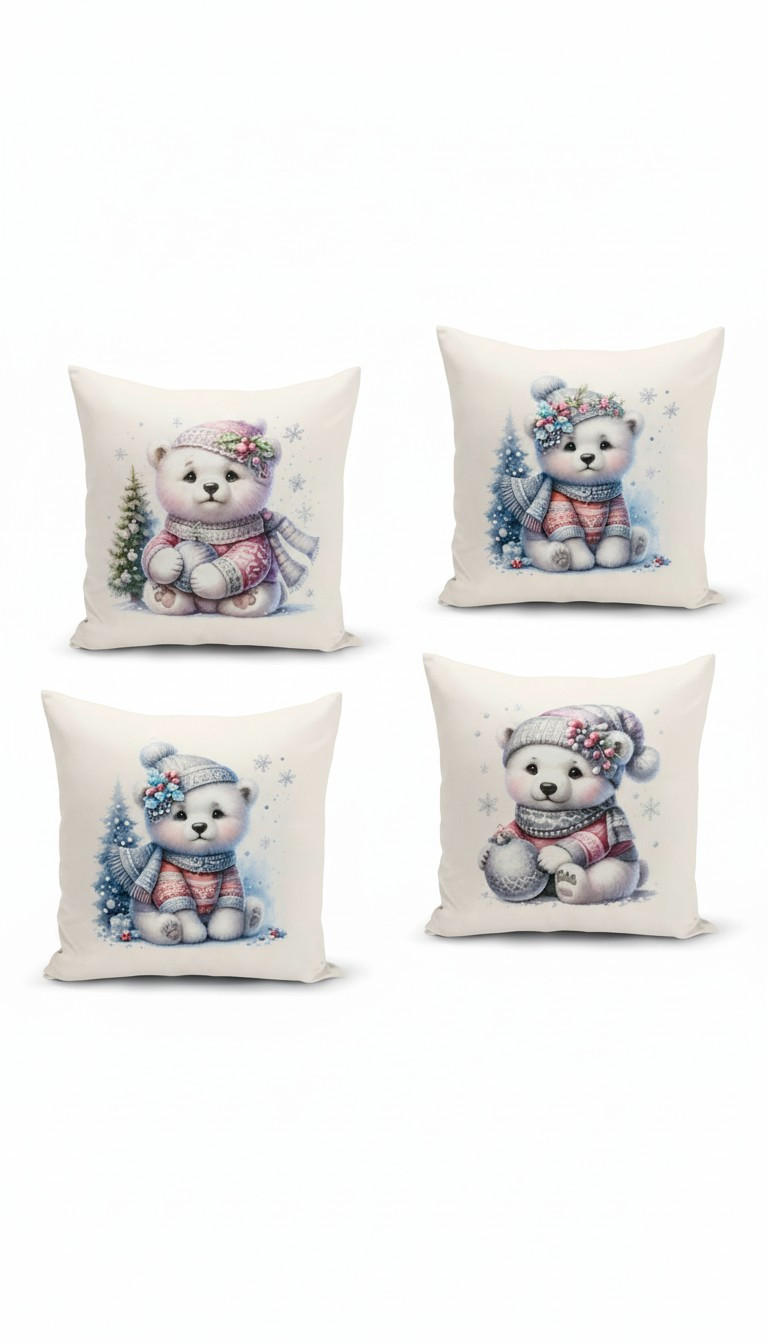 KISSENBEZUG-SET 43/43 cm  - Multicolor, Basics, Textil (43/43cm) - X-Mas