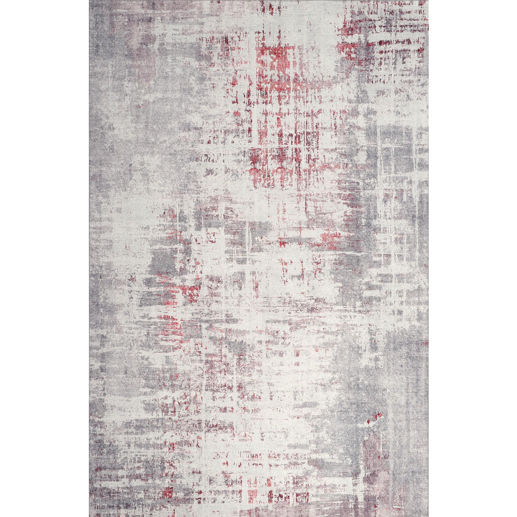 Ambia Garden VENKOVNÍ KOBEREC, 150/230 cm, šedá, červená - šedá,červená - textil