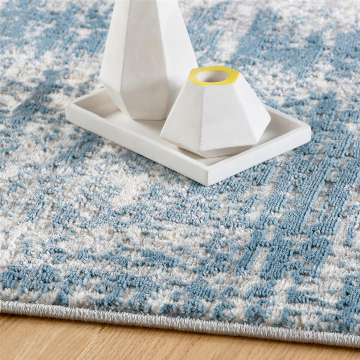 FLACHWEBETEPPICH 80/150 cm Blau rechteckig  - Blau, Basics, Textil (80/150cm) - Kayoom