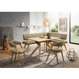 ECKBANK 180/170 cm  in Olivgrün, Wildeiche  - Wildeiche/Eichefarben, Design, Holz/Textil (180/170cm) - Venda