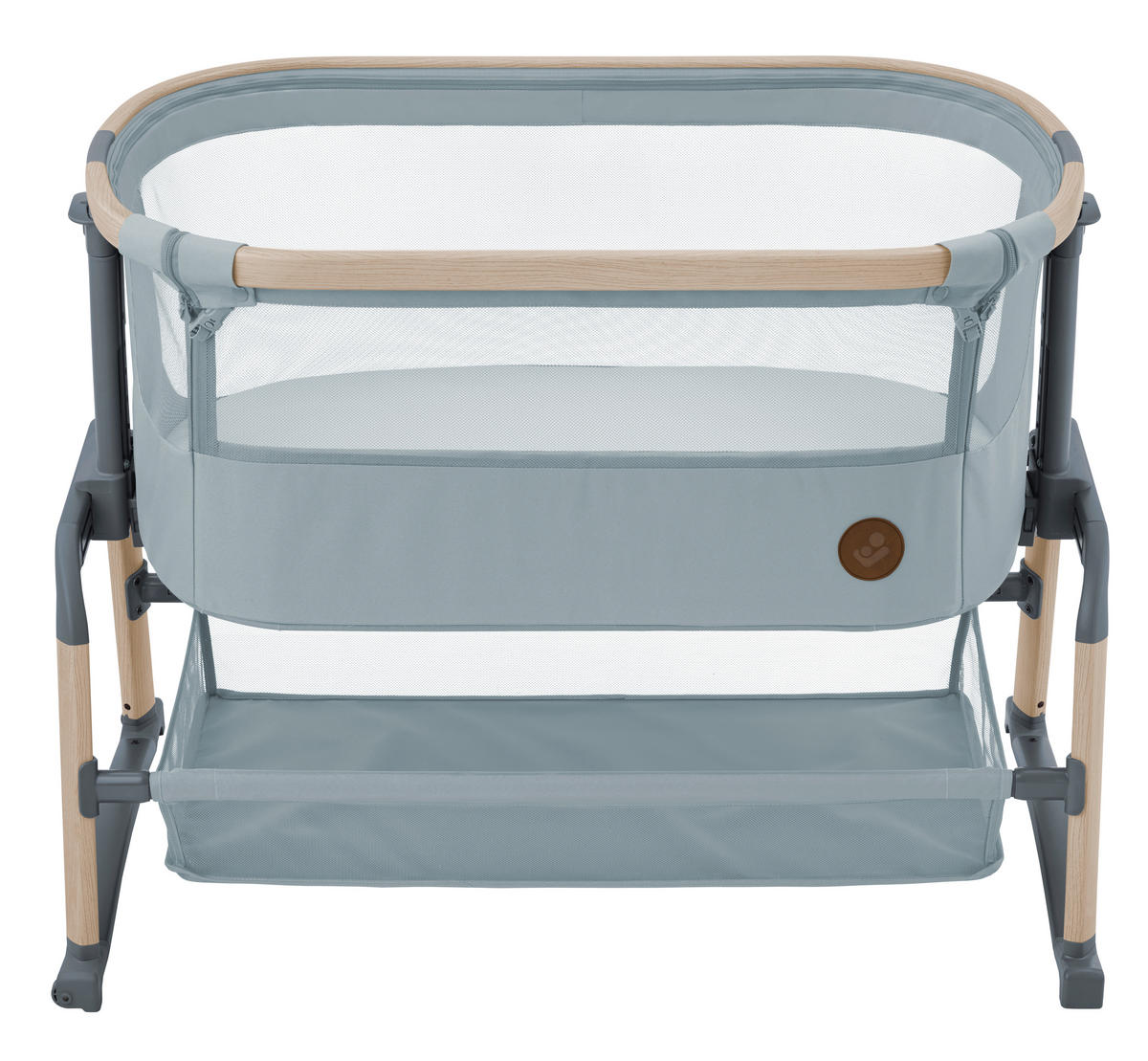 BEISTELLBETT Iora Air  - Hellgrau, Basics, Metall (55/74,5/93cm) - Maxi-Cosi
