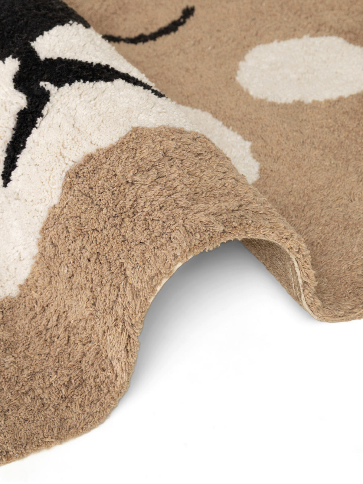 KINDERTEPPICH 93/120 cm Snuggle Bea  - Hellbraun, Basics, Kunststoff/Textil (93/120cm) - Hanse Home