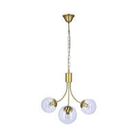 HÄNGELEUCHTE 48/48/115 cm  - Messingfarben, KONVENTIONELL, Metall (48/48/115cm)