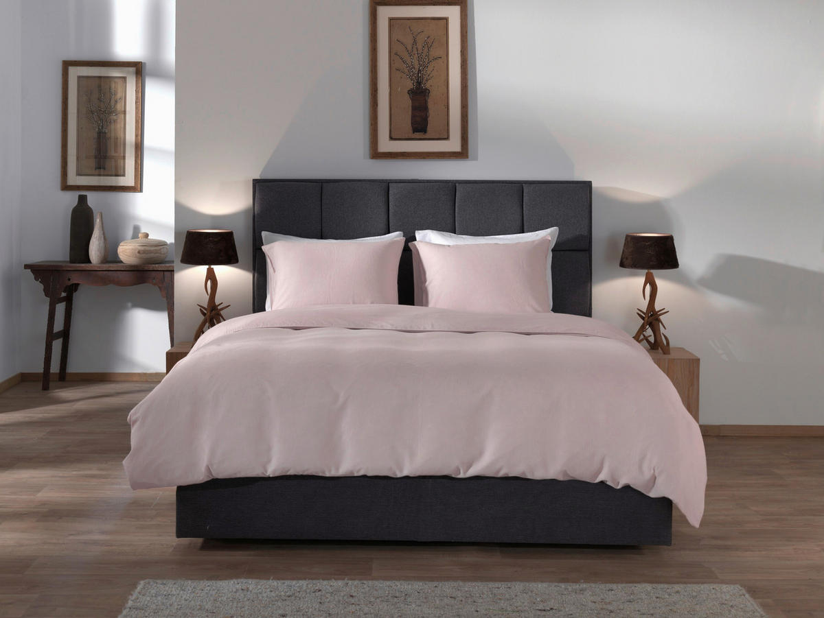 BETTWÄSCHE 2-teilig Suite-Saint-Tropez 135/200 cm  - Rosa, Basics, Textil (135/200cm)