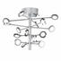 LED-STRAHLER - Chromfarben, Design, Kunststoff/Metall (51/35/51cm) LED-STRAHLER - Chromfarben, Design, Kunststoff/Metall (51/35/51cm)