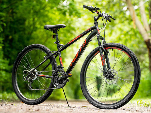 MOUNTAINBIKE 27.5 Zoll Damen, Herren  - Schwarz, Basics, Metall (61.8/179.5/105.4cm)