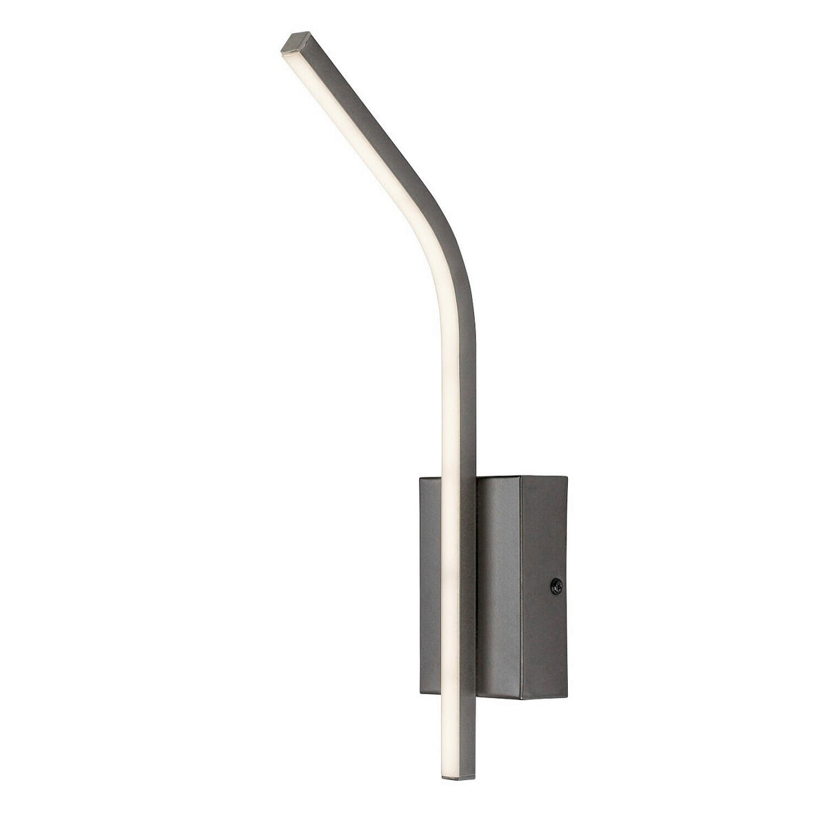 KUPAONSKA ZIDNA SVJETILJKA Tilmann  - siva, Moderno, metal (36/6/7cm)