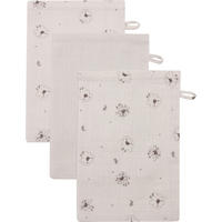 BABYWASCHHANDSCHUH  2-teilig  - Weiß, Basics, Textil (21,5/15/0.5cm) - Bebe Jou