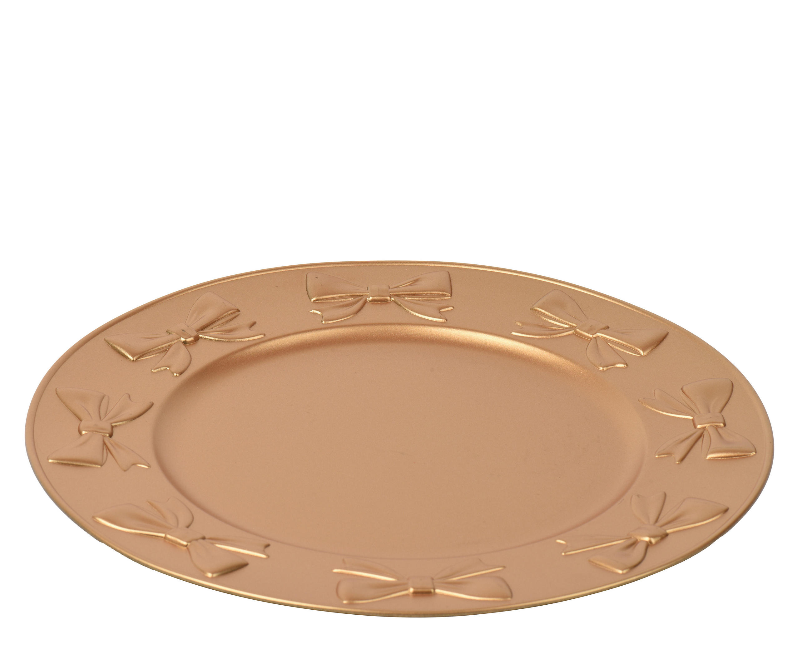 DEKOTELLER - Goldfarben, LIFESTYLE, Kunststoff (33cm)