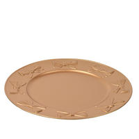 DEKOTELLER - Goldfarben, LIFESTYLE, Kunststoff (33cm)
