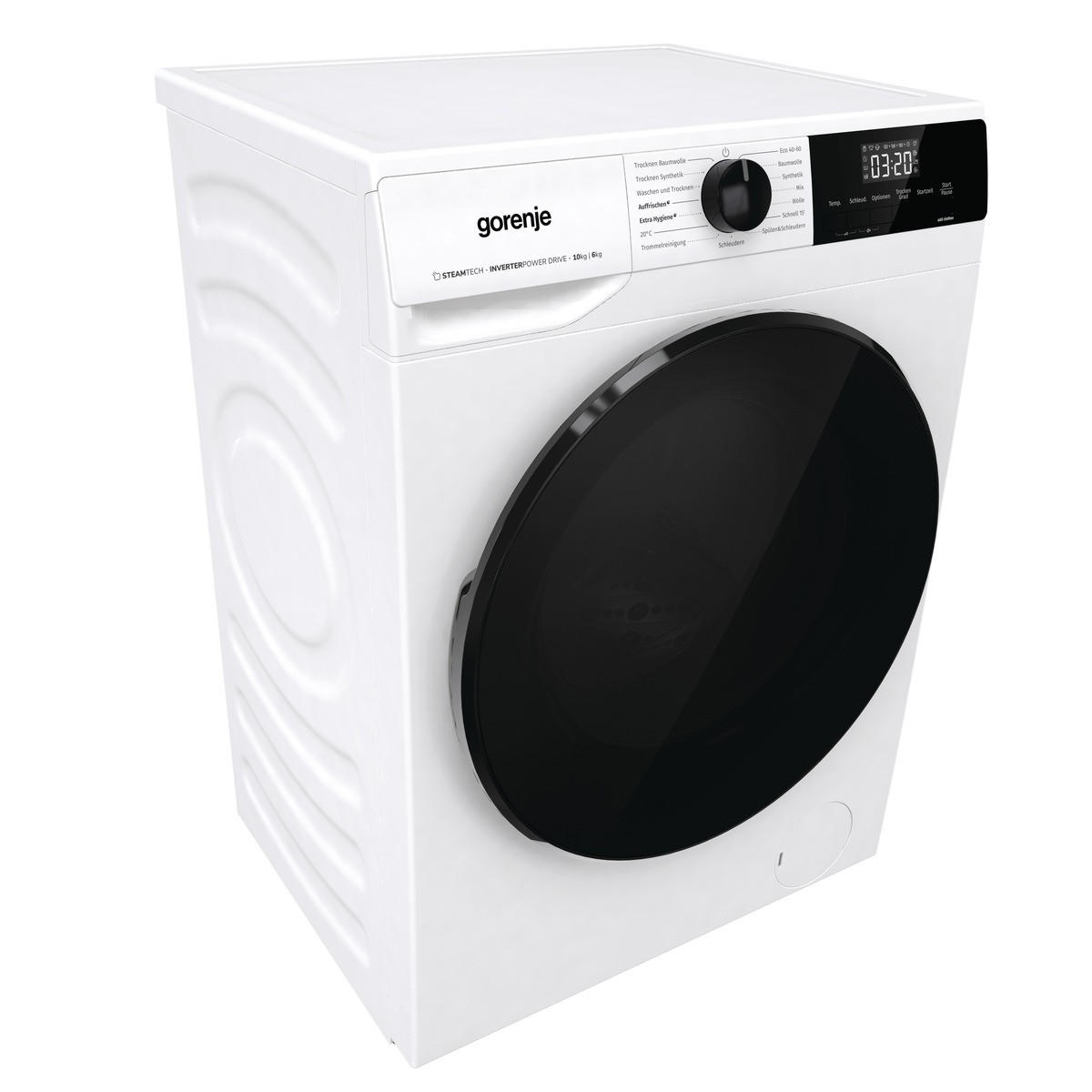 WASCHTROCKNER WD2A164ADPS/DE  - Schwarz/Weiß, Basics, Kunststoff/Metall (59,5/84,5/61cm) - Gorenje
