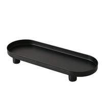 DEKORAČNÝ PODNOS  - čierna, Basics, kov (28/10/3,7cm)