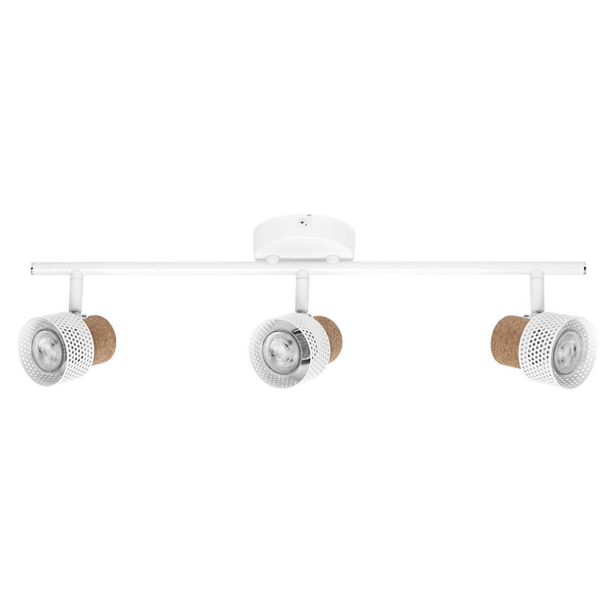 LED-STRAHLER 57,7/10/13,6 cm   - Weiß, Basics, Holz/Metall (57,7/10/13,6cm) - Osram