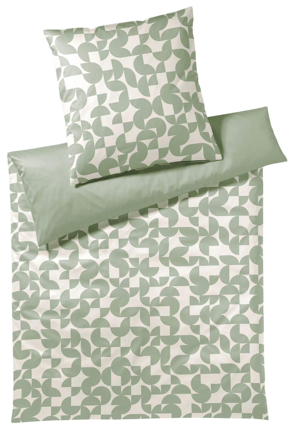 POSTELJNINA 140/200 cm mako saten zelena  - zelena, Konvencionalno, tekstil (140/200cm) - Elegante