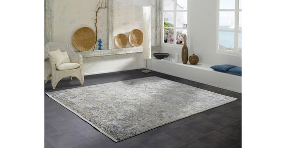 WEBTEPPICH 240/300 cm Toulon Grau, Goldfarben - Goldfarben/Grau, LIFESTYLE, Textil (240/300cm) - Dieter Knoll