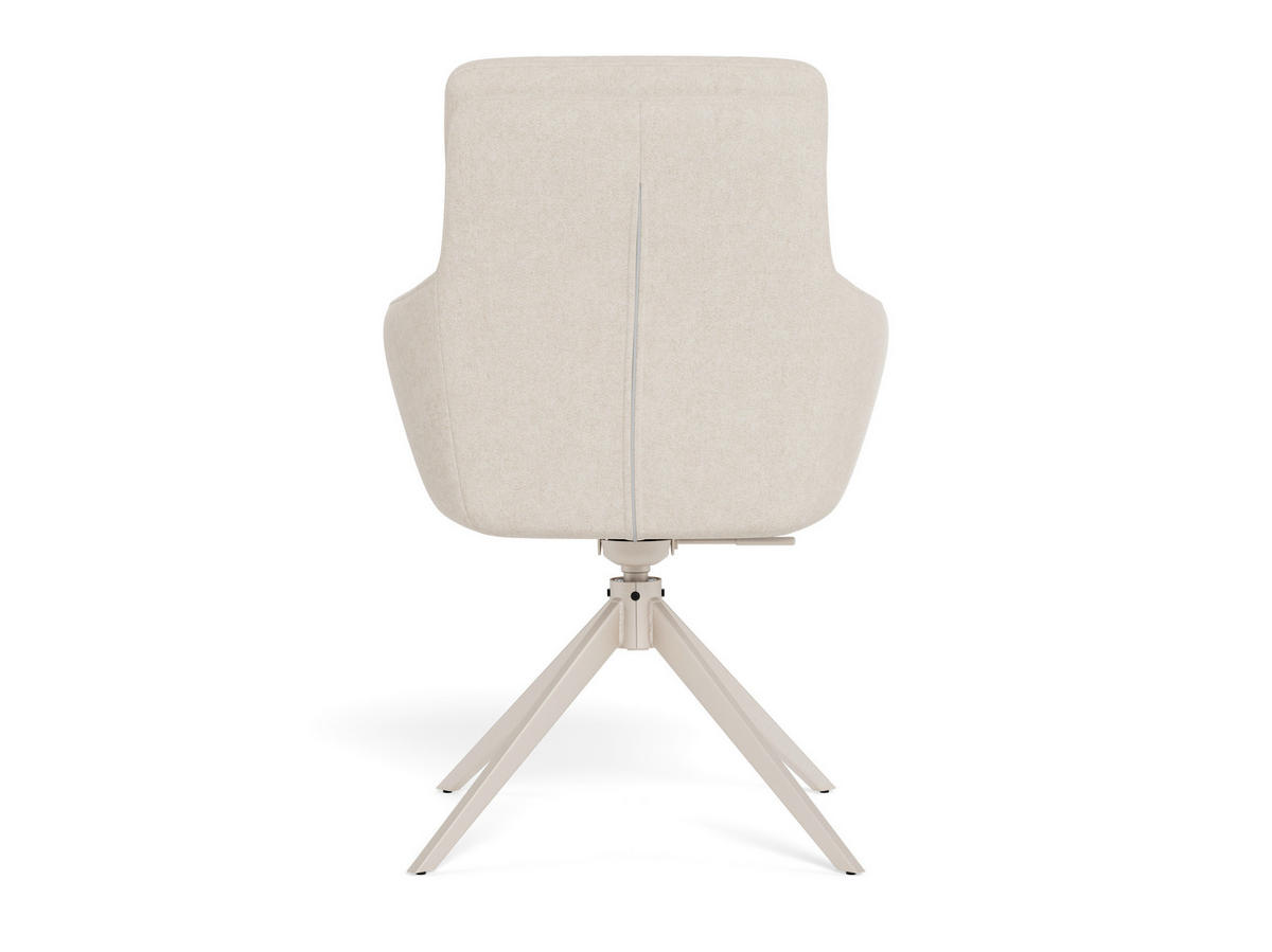 STOLICA SA RUKONASLONOM  siva, bež       - siva/bež, Trendi, metal/tekstil - Carryhome