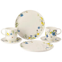 FRÜHSTÜCKSSERVICE Brillance Fleurs des Alpes 6-teilig  - Multicolor, Basics, Keramik - Rosenthal
