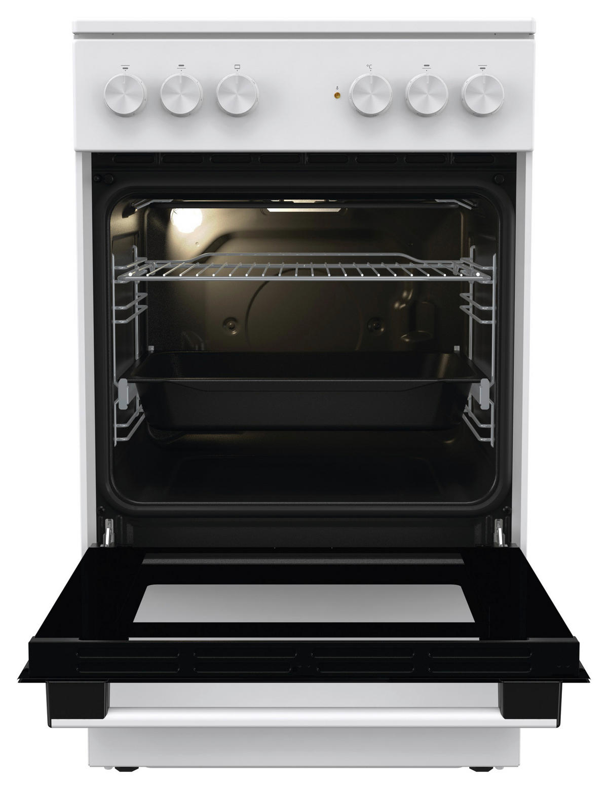 HERD GEC5A21WG  - Weiß, Basics, Glas/Metall (50/85/59,4cm) - Gorenje