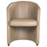 SESSEL Echtleder Beige, Braun - Beige/Alufarben, Design, Leder/Metall (65/81/61cm) - ROLF BENZ