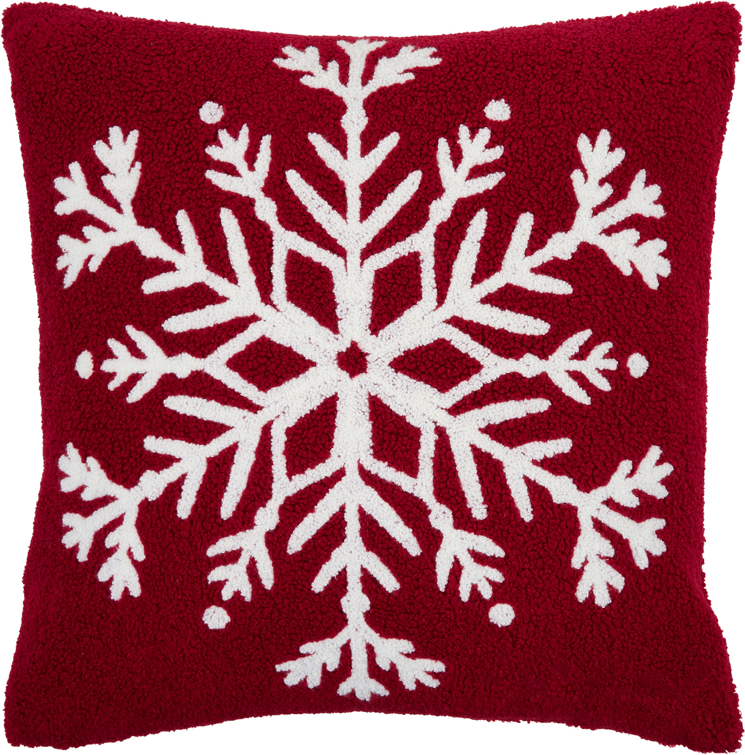 ZIERKISSEN  45/45 cm   - Rot, KONVENTIONELL, Textil (45/45cm) - X-Mas
