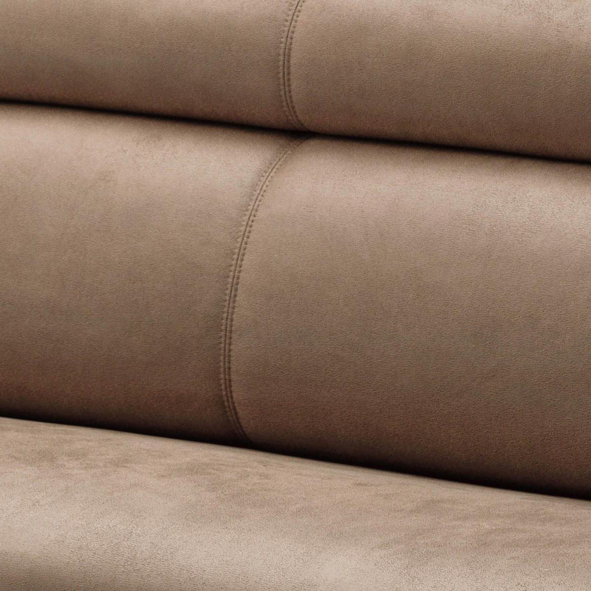 SITZBANK in Metall, Textil Edelstahlfarben, Sandfarben  - Sandfarben/Edelstahlfarben, Design, Textil/Metall (180/98/70cm) - Livetastic