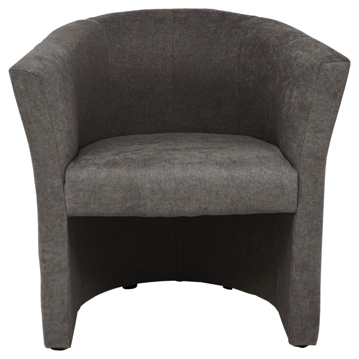 KŘESLO, textil, šedá - šedá/černá, Konvenční, textil/plast (68/78/65cm) - Ti'me