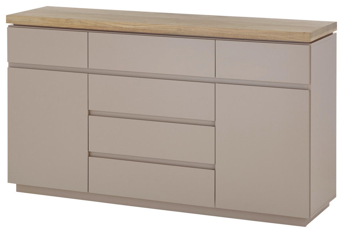 SIDEBOARD Palamos  in 150/86/40 cm  - Naturfarben/Grau, Basics, Holz/Holzwerkstoff (150/86/40cm)