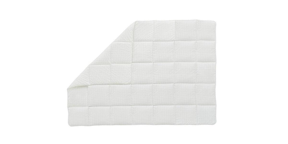 BETTDECKE  - Weiß, Basics, Textil (155/220/3cm) - Yatas