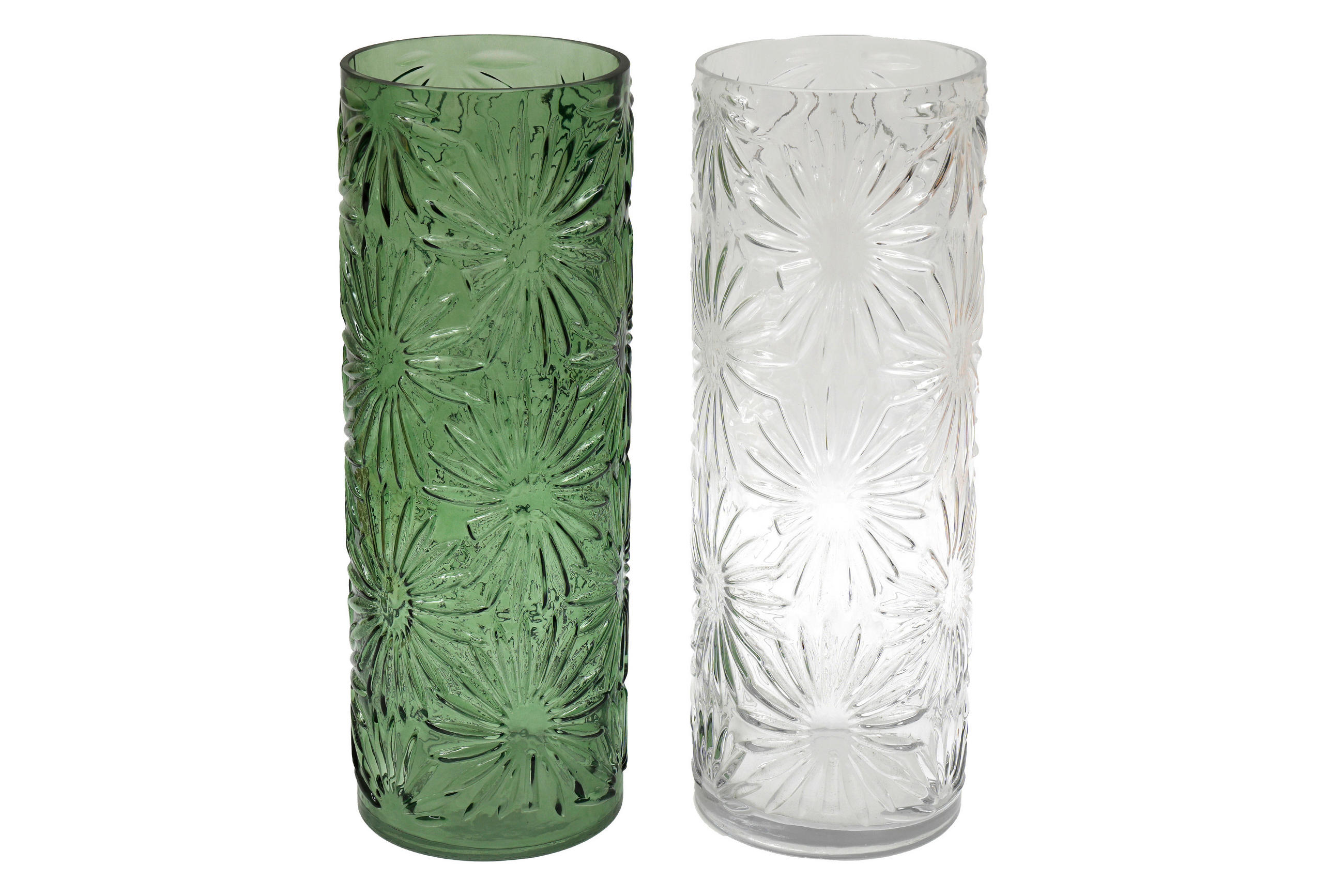 VÁZA, sklo,  - Basics, sklo (15/15/40cm)