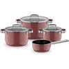 KOCHTOPFSET Fusiontec Mineral 4-teilig  - Rosa, Basics, Metall (60/30/33cm) - WMF