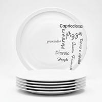 PIZZATELLER Italia  30 cm   - Weiß, Basics, Keramik (30cm) - Van Well